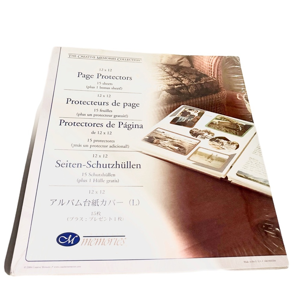 Creative Memories 12x12 Scrapbook page Protectors, New,‎ ships next day